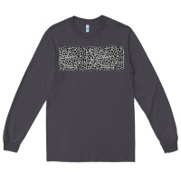Smoke grey leopard Long Sleeve Tee - JahusDesignShop