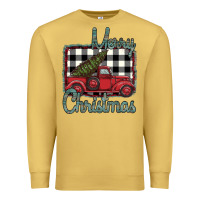 Antique Gold Merry Christmas Truck Premium Sweatshirt - Bettercallsaul