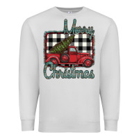 Dove Grey Merry Christmas Truck Premium Sweatshirt - Bettercallsaul