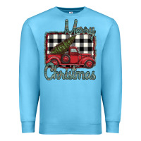 Ocean Blue Merry Christmas Truck Premium Sweatshirt - Bettercallsaul