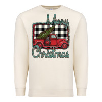 Sandshell Merry Christmas Truck Premium Sweatshirt - Bettercallsaul