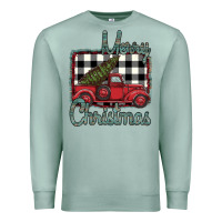 Seafoam Merry Christmas Truck Premium Sweatshirt - Bettercallsaul
