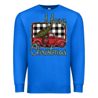 True Royal Merry Christmas Truck Premium Sweatshirt - Bettercallsaul