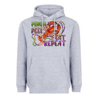 Heather Grey pinch peel eat repeat crawfish Heavyweight Hoodie - RanaPortraitStore
