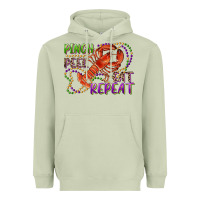 Matcha pinch peel eat repeat crawfish Heavyweight Hoodie - RanaPortraitStore