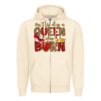 Sandshell on this day a queen was born Zipper Hoodie - MaliasSmallBusiness