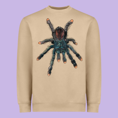 Pink Toe Tarantula Heavyweight Sweatshirt Designed By Lillyallendesigns