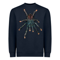 Navy Pink Toe Tarantula Heavyweight Sweatshirt - LillyAllenDesigns