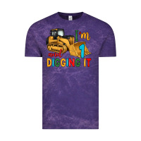 Cloud Purple i'm 1 and digging it Vintage Tee - Artiststas