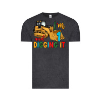 Vintage Black i'm 1 and digging it Vintage Tee - Artiststas