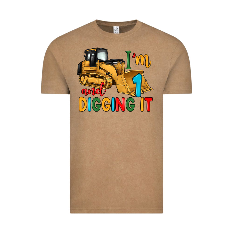 I'm 1 And Digging It Vintage Tee by Artiststas | Teevron