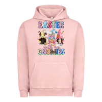 Pigment Salmon Easter with my gnomies  Easter Day Urban Hoodie - CowGirlArtShop