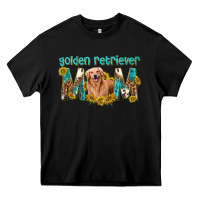 Black western golden retriever mom Heavy Core Tee - texasbilliewilder