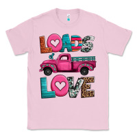 Bubblegum Pink loads of love valentine's day truck Classic Tee - Jasminsmagicworld