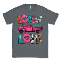 Charcoal Heather loads of love valentine's day truck Classic Tee - Jasminsmagicworld