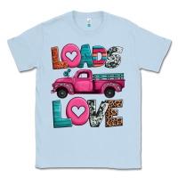 Dusty Blue loads of love valentine's day truck Classic Tee - Jasminsmagicworld
