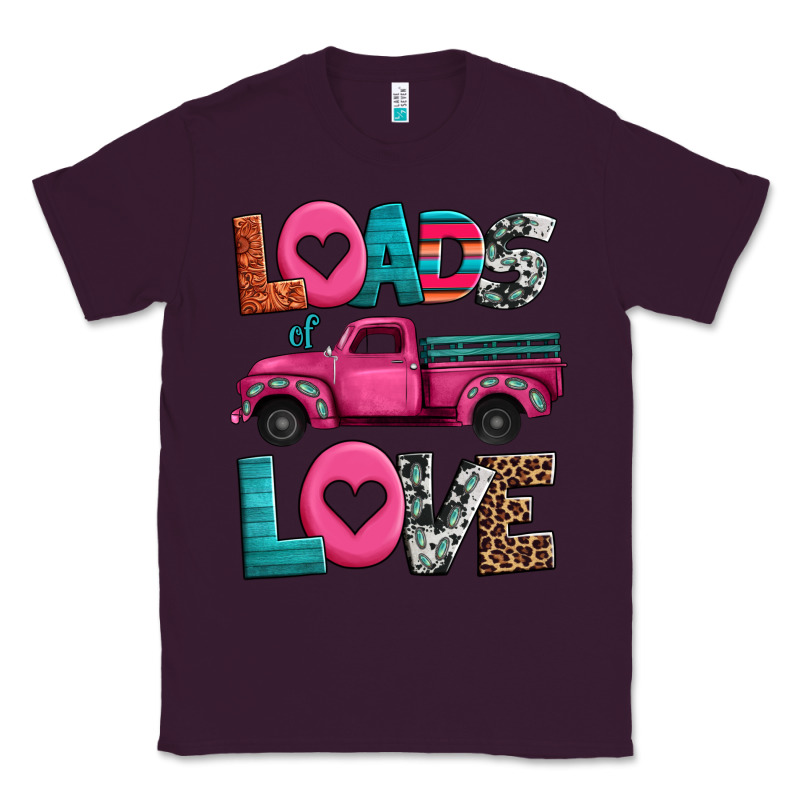 Loads Of Love Valentine's Day Truck Classic Tee by Jasminsmagicworld | Teevron