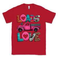 Red loads of love valentine's day truck Classic Tee - Jasminsmagicworld
