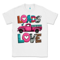 White loads of love valentine's day truck Classic Tee - Jasminsmagicworld