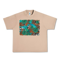 Burro gemstone wood and cowhide background Urban Heavy Tee - Artiststas