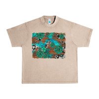 French Oak gemstone wood and cowhide background Urban Heavy Tee - Artiststas