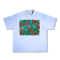 Grape Ice gemstone wood and cowhide background Urban Heavy Tee - Artiststas