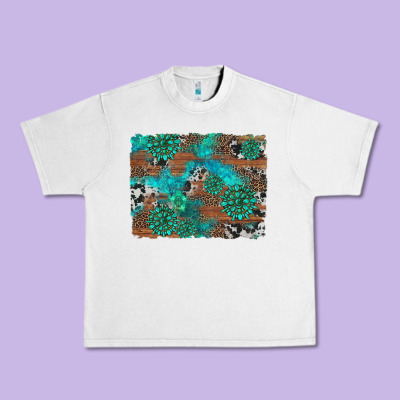 Gemstone Wood And Cowhide Background Urban Heavy Tee Designed By Artiststas