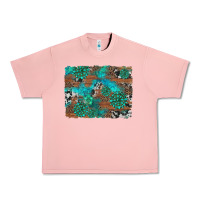 Salmon gemstone wood and cowhide background Urban Heavy Tee - Artiststas