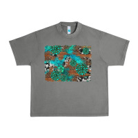 Tornado gemstone wood and cowhide background Urban Heavy Tee - Artiststas
