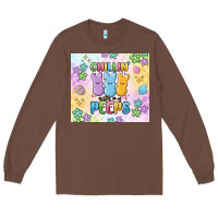 Chestnut chillin' with my peeps Long Sleeve Tee - MaliasSmallBusiness