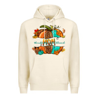 Tofu thankful grateful blessed mom pumpkin Premium Hoodie - NancyCooperArtShop