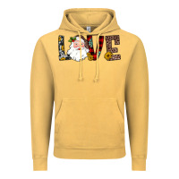 Vintage Mustard love santa Vintage Hoodie - JahusDesignShop