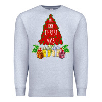 Heather Grey Red Merry Christmas 2020 Premium Sweatshirt - Bettercallsaul