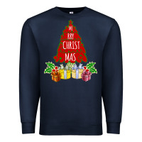 Navy Red Merry Christmas 2020 Premium Sweatshirt - Bettercallsaul