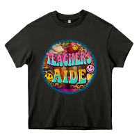 Asphalt western groovy teachers aide Heavy Core Tee - BarkalooDesign