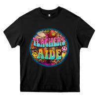 Black western groovy teachers aide Heavy Core Tee - BarkalooDesign
