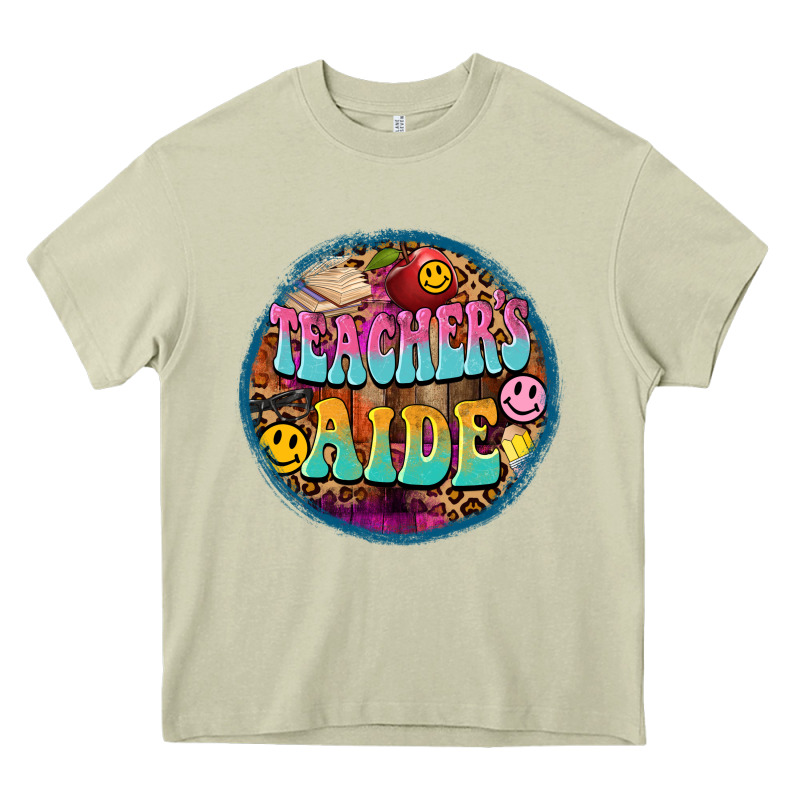 Western Groovy Teachers Aide Heavy Core Tee by BarkalooDesign | Teevron
