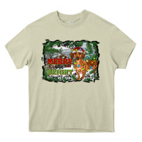 Mossy merry and bright  dachshund with farm Heavy Core Tee - RanaPortraitStore