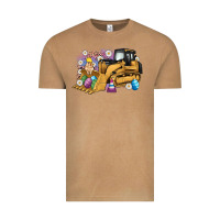 Vintage Camel easter bulldozer bunny egg leopard Vintage Tee - Artiststas