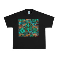 Black gemstone turquoises aztec leopard cowhide Urban Heavy Tee - Artiststas