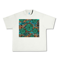 Pistachio gemstone turquoises aztec leopard cowhide Urban Heavy Tee - Artiststas