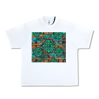 White gemstone turquoises aztec leopard cowhide Urban Heavy Tee - Artiststas