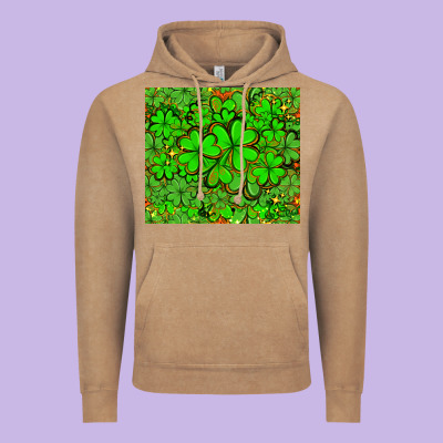Shamrock Bomb Vintage Hoodie Designed By Adodesignshop