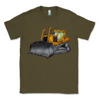 Army Green Bulldozer Classic Tee - LillyAllenDesigns