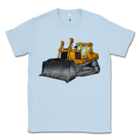 Dusty Blue Bulldozer Classic Tee - LillyAllenDesigns