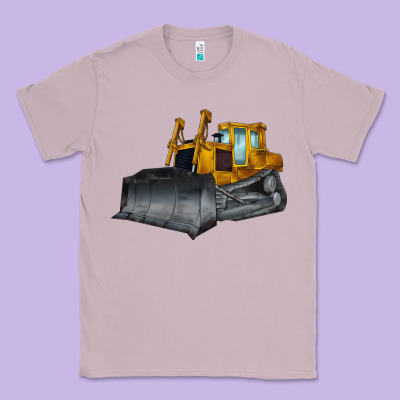 Bulldozer Classic Tee Designed By Lillyallendesigns