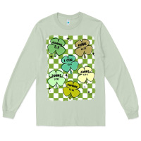 Matcha shamrock religious Long Sleeve Tee - MaliasSmallBusiness