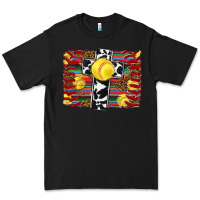 Black softball cross serape leopard background Premium Tee - RanaPortraitStore