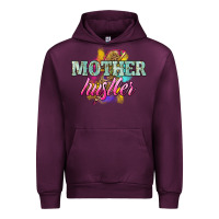 Mauve Wine Mother hustler lightning bolt mother's day Urban Hoodie - HowdyJamesFarm