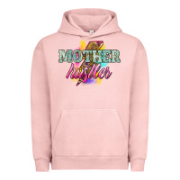 Pigment Salmon Mother hustler lightning bolt mother's day Urban Hoodie - HowdyJamesFarm